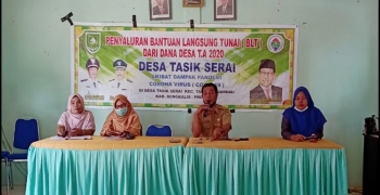 PEMBAGIAN BANTUAN LANGSUNG TUNAI (BLT) TAHAP VII DAN VIII TAHUN 2020
