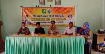 MUSYAWARAH DESA KHUSUS PENETAPAN DATA SDGS DESA TASIK SERAI 