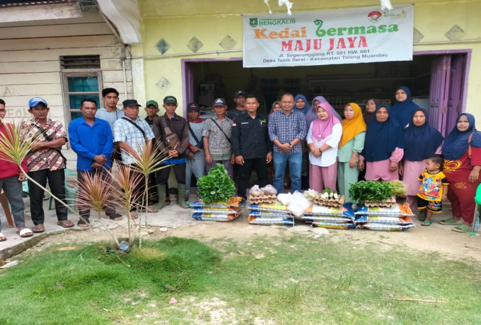 PENYERAHAN PENERIMA BANTUAN OTONOM DESA TASIK SERAI